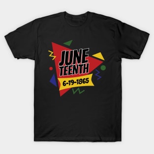 Juneteenth 6-19-1865 Retro Celebration T-Shirt